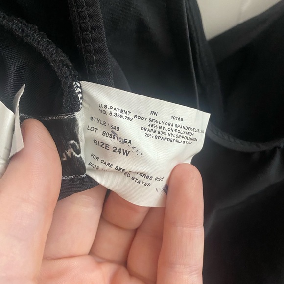 NWT Plus Size Aurora Swim Dress from Miraclesuit in Black, Women’s Plus Size 24W - Picture 10 of 13